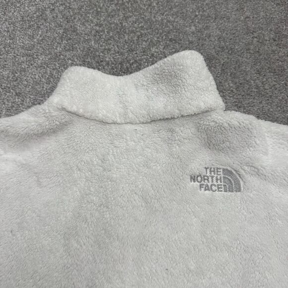 The North Face Osito Fleece Jacket Womens Small White Full Zip Pocket Outdoor - Picture 6 of 16